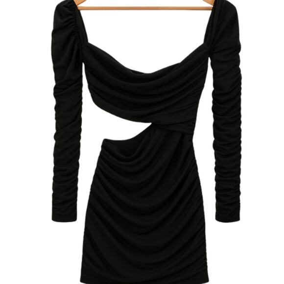 Camila Coelho Carter Mini Dress in Black – NWOT Size Small - Picture 4 of 4